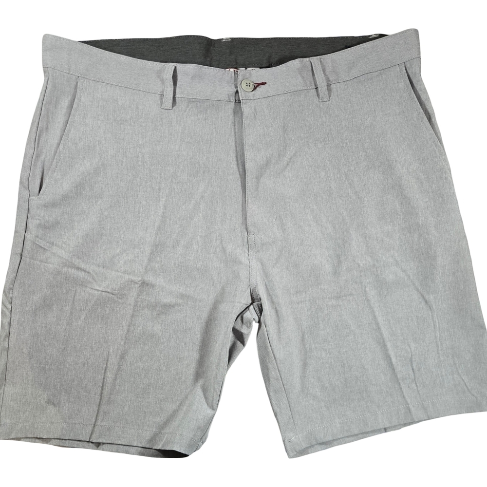 Ron Jon Men's Flat Front Shorts in Gray 38"